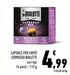 Bialetti - Capsule Per Caffè Espresso Bialetti - Capsule Per Caffè Espresso