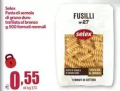 Selex - Pasta Di Semola Di Grano Duro Trafilata Al Bronzo Selex - Pasta Di Semola Di Grano Duro Trafilata Al Bronzo