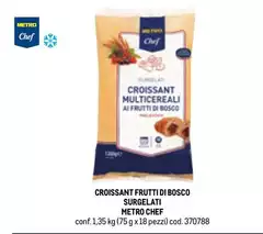 Metro chef - Croissant Frutti Di Bosco Surgelati