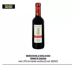 Nero D'avola Sicilia DOC