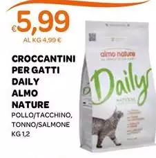 Almo Nature - Croccantini Per Gatti Daily Almo Nature - Croccantini Per Gatti Daily