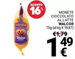 Walcor - Monete Cioccolato Al Latte Walcor - Monete Cioccolato Al Latte