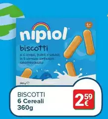 Nipiol - Biscotti 6 Cereali
