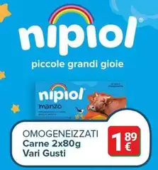 Nipiol - Omogeneizzati Carne