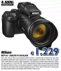 Nikon - NCP110-Coolpix P1100 Black