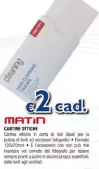 Matin - Cartine Ottiche