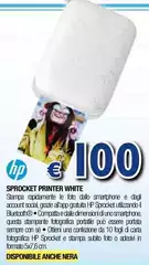 HP - Sprocket Printer White