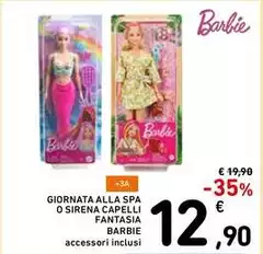 Barbie - Giornata Alla Spa O Sirena Capelli Fantasia Barbie - Giornata Alla Spa O Sirena Capelli Fantasia