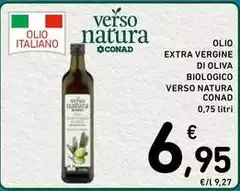 Conad - Olio Extra Vergine Di Oliva Biologico Verso Natura