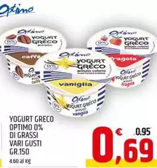 Optimo - Yogurt Greco  0% Di Grassi Optimo - Yogurt Greco  0% Di Grassi
