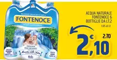 Monti - Acqua Naturale Fontenoce 6 Bottiglie Da Lt.2