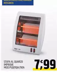 Improve - Stufa Al Quarzo Mod. PSQ01QH/90A Improve - Stufa Al Quarzo Mod. PSQ01QH/90A