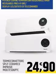 Improve - Termoconvettore Split Ceramico Mod.TCS06PTC Improve - Termoconvettore Split Ceramico Mod.TCS06PTC
