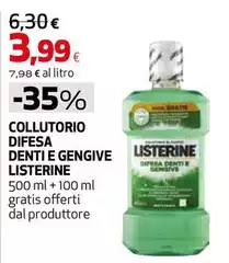 Listerine - Collutorio Difesa Denti E Gengive