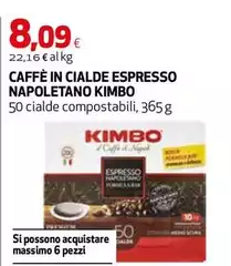 Kimbo - Caffè In Cialde Espresso Napoletano