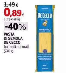 De Cecco - Pasta Di Semola De Cecco - Pasta Di Semola