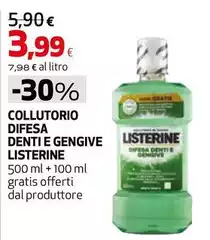 Listerine - Collutorio Difesa Denti E Gengive