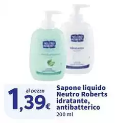 Neutro Roberts - Sapone Liquido Idratante, Antibatterico