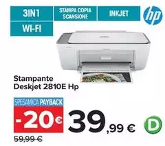 HP - Stampante Deskjet 2810E