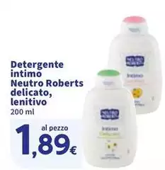 Neutro Roberts - Detergente Intimo Delicato, Lenitivo