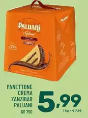Paluani - Panettone Crema Zanzibar