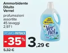 Vernel - Ammorbidente Diluito Vernel - Ammorbidente Diluito