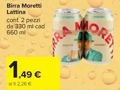 Moretti - Birra Lattina