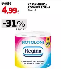 Regina - Carta Igienica Rotoloni