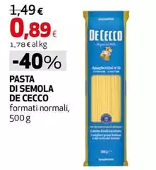 De Cecco - Pasta Di Semola De Cecco - Pasta Di Semola