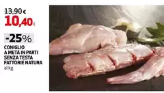 Fattorie Natura - Coniglio A Metà In Parti Senza Testa