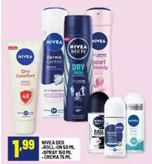 Nivea - Deo Roll-on/ Spray/ Crema Nivea - Deo Roll-on/ Spray/ Crema