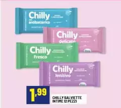 Chilly - Salviette Intime 12 Pezzi Chilly - Salviette Intime 12 Pezzi