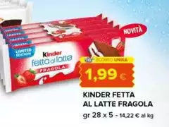 Kinder - Fetta Al Latte Fragola
