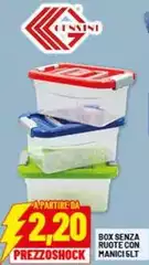 Box Senza Ruote Con Manici