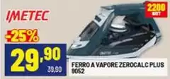 Imetec - Ferro A Vapore Zerocalc Plus
