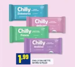 Chilly - Salviette Intime 12 Pezzi Chilly - Salviette Intime 12 Pezzi