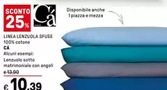 Iper - Linea Lenzuola Sfuse 100% Cotone Iper - Linea Lenzuola Sfuse 100% Cotone
