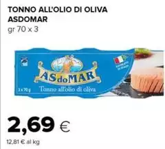 Asdomar - Tonno All'olio Di Oliva Asdomar - Tonno All'olio Di Oliva