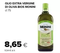 Monini - Olio Extra Vergine Di Oliva Bios Monini - Olio Extra Vergine Di Oliva Bios