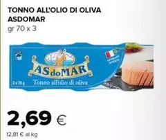 Asdomar - Tonno All'olio Di Oliva Asdomar - Tonno All'olio Di Oliva