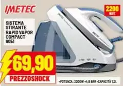 Imetec - Sistema Stirante Rapid Vapor Compact