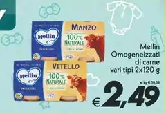 Mellin - Omogeneizzati Di Carne
