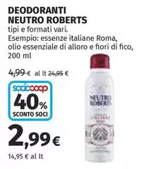 Neutro Roberts - Deodoranti