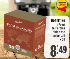 Morettino - I Paesi Dell'Aroma Cialde Ese Universali