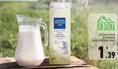 Sapori - Latte UHT Intero Di Montagna &Dintorni