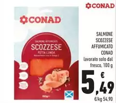 Conad - Salmone Scozzese Affumicato