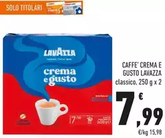 Lavazza - Caffe' Crema E Gusto Lavazza - Caffe' Crema E Gusto