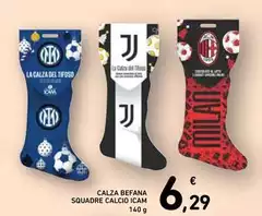 Milan - Calza Befana Squadre Calcio Icam Milan - Calza Befana Squadre Calcio Icam