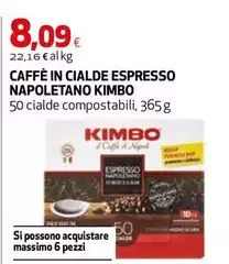 Kimbo - Caffè In Cialde Espresso Napoletano