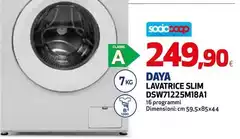 Daya - Lavatrice Slim DSW71225M18A1 Daya - Lavatrice Slim DSW71225M18A1